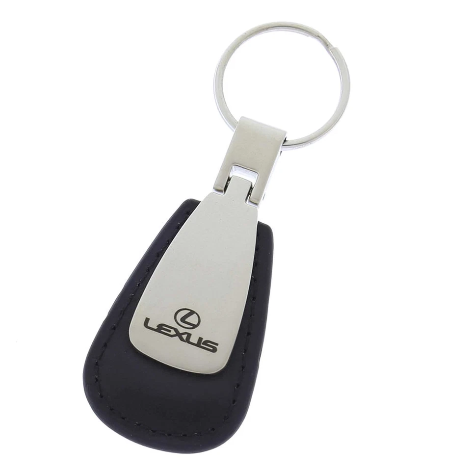 Lexus Leather Tear Drop Keychain (Black) - Image 2 of 4