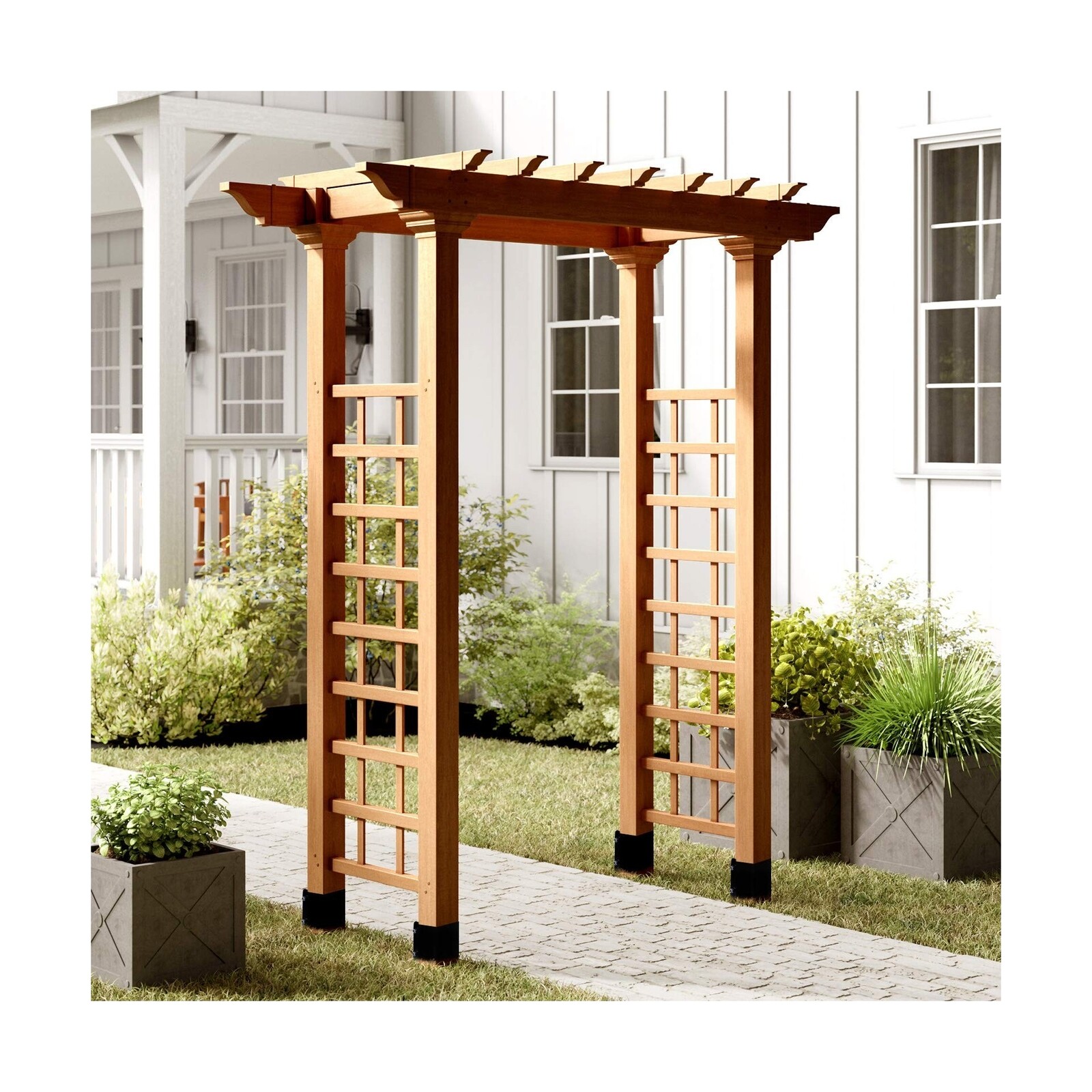 6 Pcs Fence Post Anchor Ground Spike 4x4 Metal Post Stake 24 Inch for Mailbox...