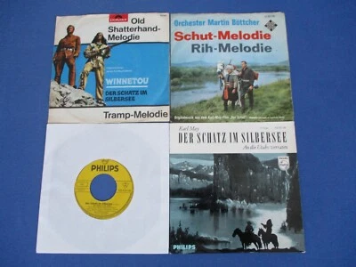 Single - Karl May / 2 x Schatz im Silbersee und 2 x Filmmusik - Bild 1 von 2