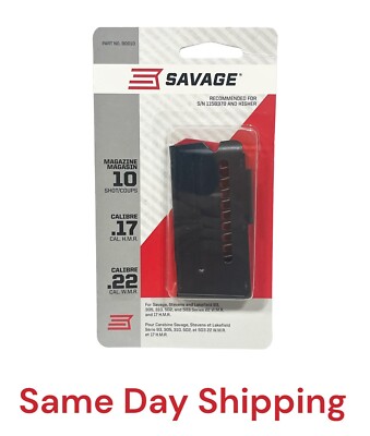 Savage Arms 93 Series Blued Stainless Magazine 10 Round 17 HMR