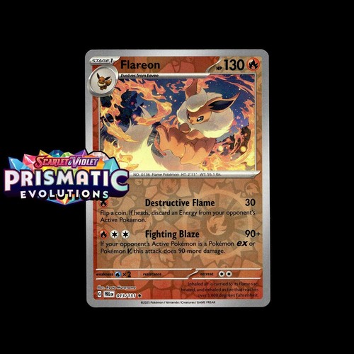Pokemon Prismatic Evolutions: Choose Your Card! Reverse Holo/Holo EX Full Art NM - Picture 16 of 173
