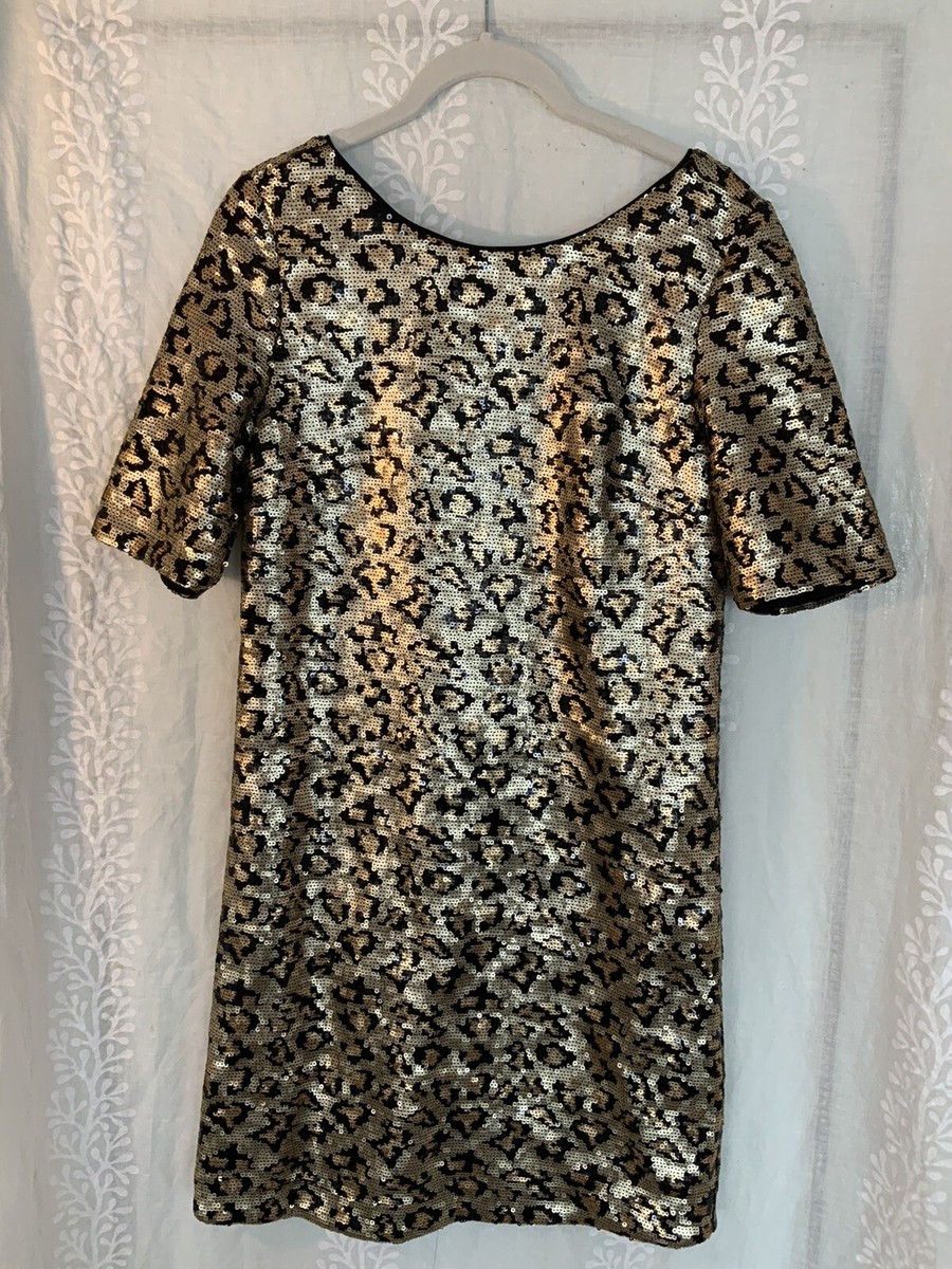 betsey johnson leopard sequin dress vintage betsey johnson dress JamJamsJam