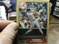 1987 Topps Baseball OAKLAND BUTCH WYNEGAR FROM VENDING # 464