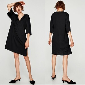 v neck kimono sleeve dress