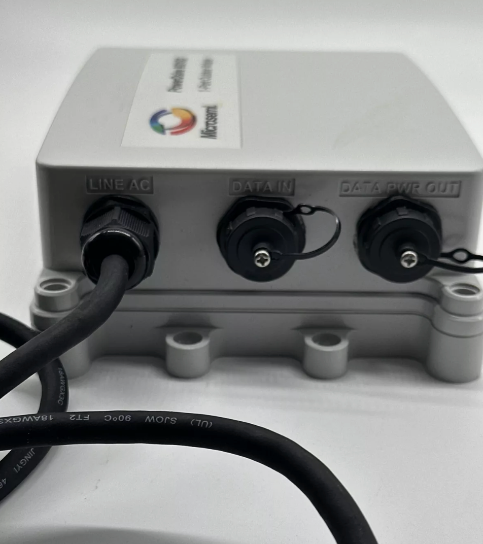 Microsemi PD-9001GR/AC PoE 1 Puerto 30W Gig Midspan, 802.3, Fuente De Alimentación De Un Solo Puerto (renovado