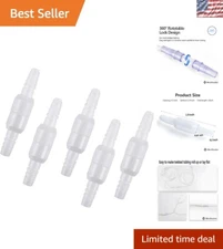 Ultimate 5-Pack Swivel Connectors for Tangle-Free Tubing - Must-Have Supplies