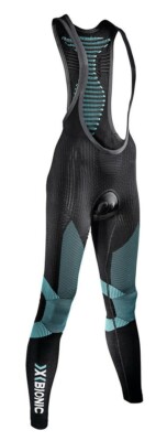 X-Bionic Damen Effektor Biking Power BIB Tight Gr M schwarz Lang NEU&OVP