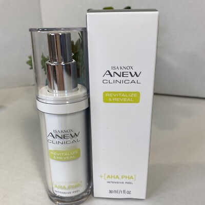 AVON ISA KNOX ANEW CLINICAL REVITALIZE & REVEAL  INTENSIVE PEEL 1 FL OZ Exp 1/24