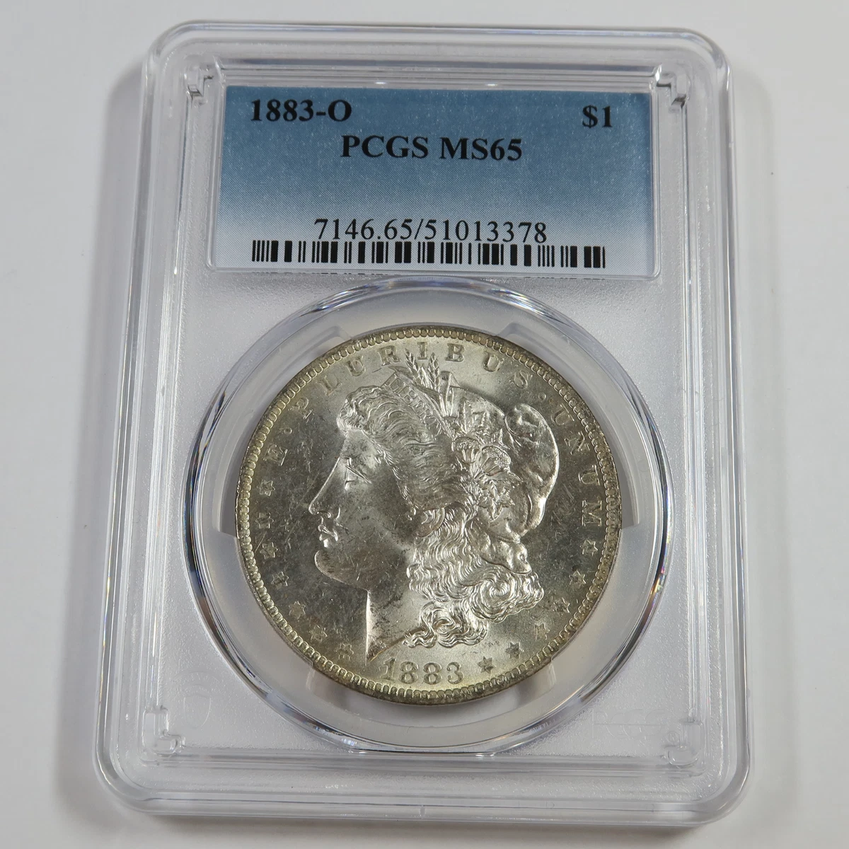 PCGS Certified MS 65 Graded 1883 Year Morgan US Dollars (1878-1921