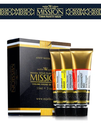 Mijello Mission Gold Watercolor 126 Individual Colors in 15ml Tube - New Release