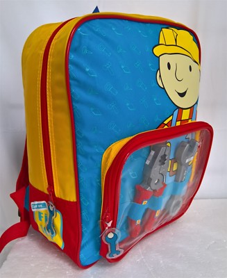 bob the builder mini backpack 16" Rolling Blue/Yellow with Straps-New with nannysclosetbestdeals Dexter's Laboratory 12 Inch Mini