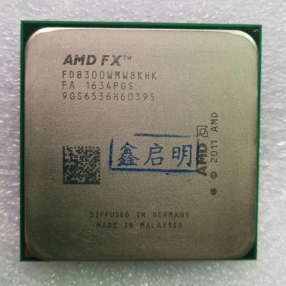 Socket de procesador AMD FX-8300 FX 8300 FX8300 3,3 GHz ocho núcleos 8M AM3+ CPU 95W Foto 3 de 4