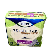 TENA Incontinence Control Pads Intimates Maximum Sensitive Skin comfort Care 39