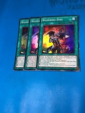 YUGIOH 3x Super Rare Wavering Eyes CROS-ENAE3