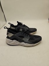 Nike Air Huarache Run Ultra Youth Sneaker 7Y Black Gray Running Shoe 847569-008