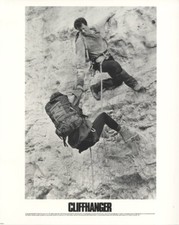 Cliffhanger Sylvester Stallone Janine Turner Mountain Climbing Original Photo