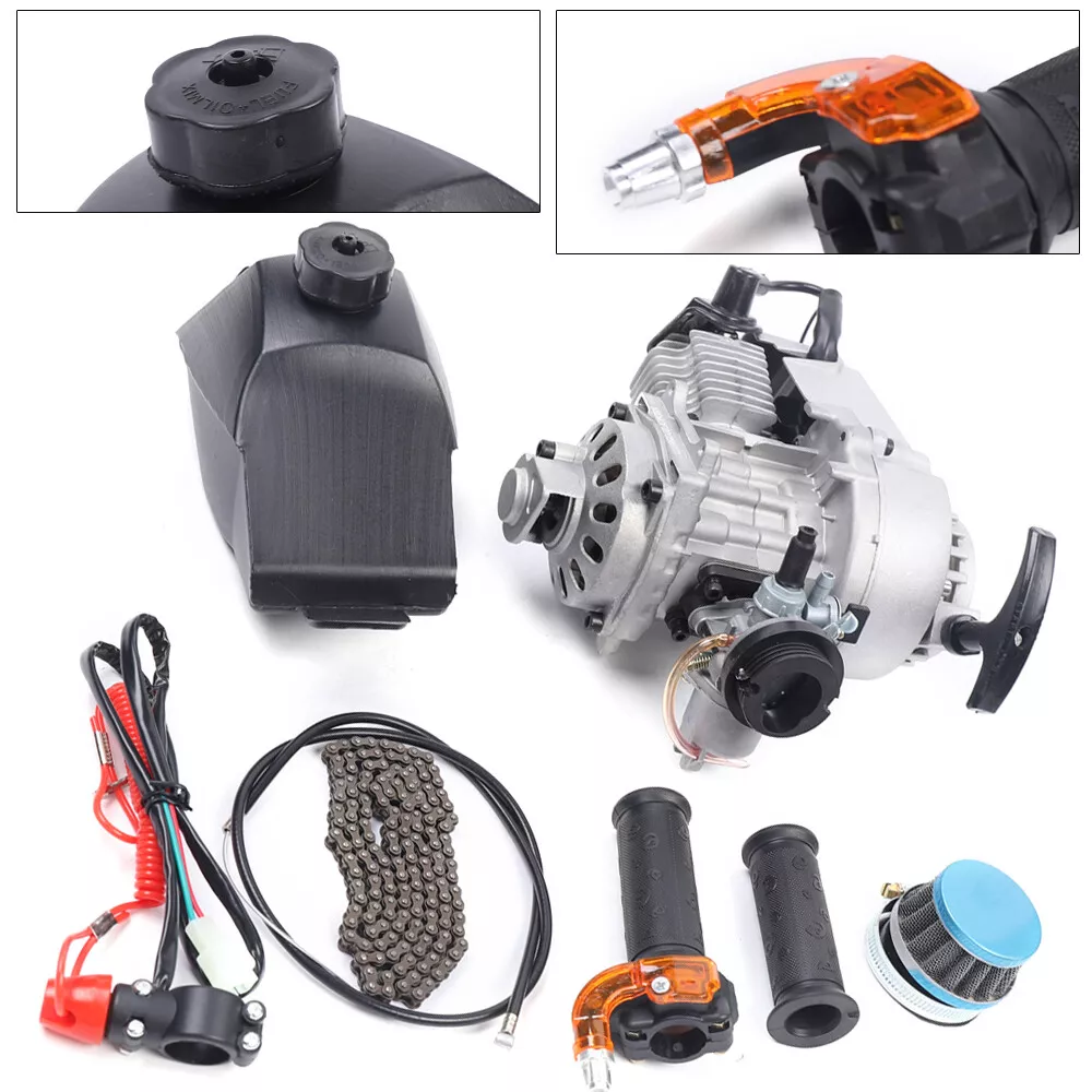 2 Stroke 49CC Gas Petrol Bicycle Engine Kit E-Bike Dirt Bike ATV