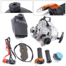 49CC 2-Stroke Pull Start Engine Motor Kit for Mini Dirt Bike Pocket ATV Scooter