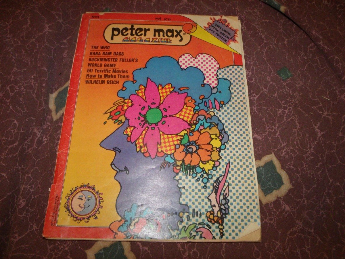VINTAGE - 1970 PeterMax 鍋 GREEN DEAD【VIN VINTAGE - 1970 PeterMax 鍋 GREEN DEAD【VIN Peter Max 1970