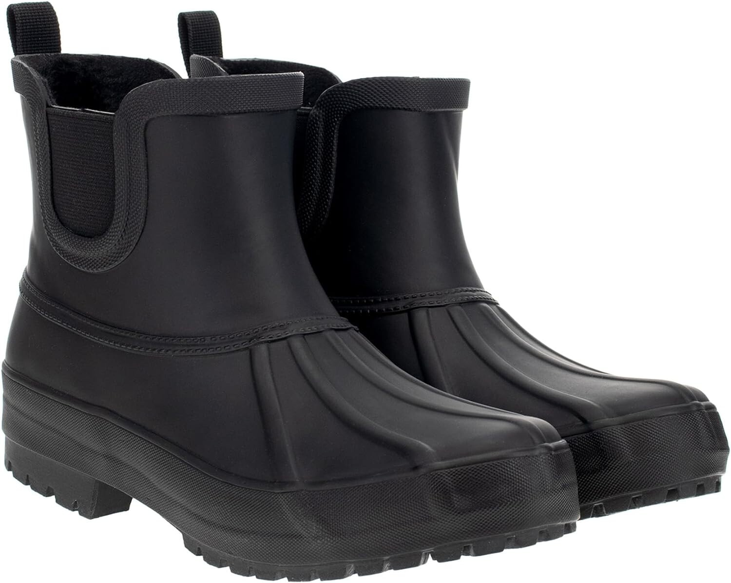 chooka plush chelsea rain boots