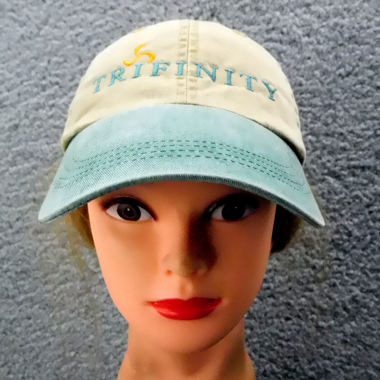 TRIFINITY Distribution Hat Cap Embroidered 2-Tone… - image 1