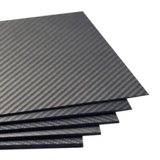 3K 400mmx250mm Real Carbon Fiber Board Plate Sheet Panel 0.2-2mm Thickness Black