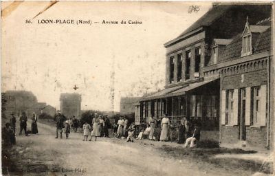 CPA AK LOON-Plage - Avenue du Casino (513483)