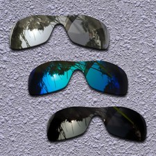 Black Silver Blue Replacement Lens For-Oakley Turbine Rotor Polarized