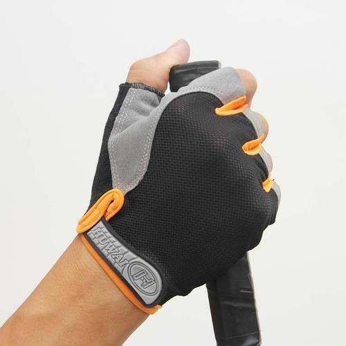 Fitness Halbfinger Antirutsch Handschuhe Herren Damen Handschuhe Yoga Laufen Training - Bild 9 von 19