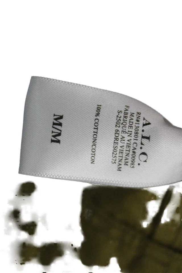 Chaqueta Militar ALC Mujer Cuello Verde 100% Algodón Manga Larga Talla M Foto 4 de 4