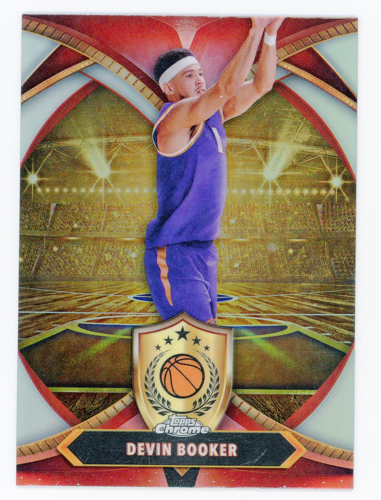 2024 Topps Chrome Devin Booker Refractor #BOD-2 Ball of Duty Insert Suns