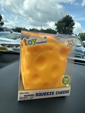 Squeeze Cheese Squishy Toy Toymendous - New in Box Like NeeDoh Sensory