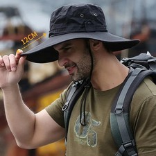 Herren Sonnenhut Sommer, UV-Schutz Mesh Hut f...