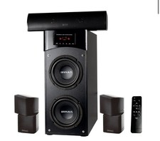 Bravius ZZ-R1 3.1 Channel 1500W Home Theater Speaker System Remote FM LED AUX