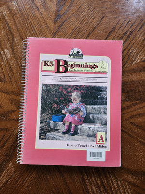 Bob Jones BJU Press K5 Beginnings Teacher's Edition ''A'' Homeschooling Curriculum