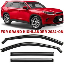 Rain Guards Vent Visors Shade for 2024-2026 Toyota Grand Highlander