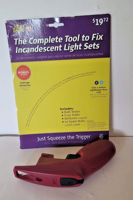 Light Keeper Pro Fixes Christmas Light Sets Fast and Easy - Preowned