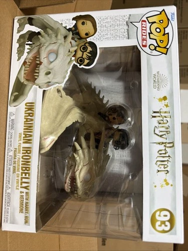 Funko Pop! Rides: Harry Potter - Harry, Hermione, & Ron Riding Gringgotts Dragon