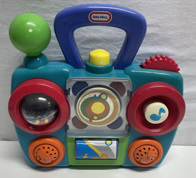 #ad Little Tikes Pop Tunes Lil Rocker Boom Box Toy Lights Sound Works $19.99