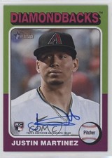 2024 Topps Heritage Real One Auto Justin Martinez #ROA-JMAR Auto 1d96