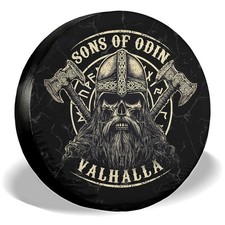 Universal Waterproof PVC Leather Spare Tire Cover for RV, Jeep, Camper