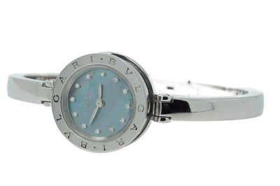 Bulgari B.zero 1 BZ 23 S Perlmutt MOP Zifferblatt Diamant BZ23S BZ 23 S Quartz...