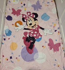 Disney Junior Minnie Mouse Pink Toddler Bed Comforter "Have Fun" 42x57" Light
