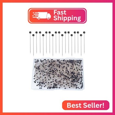 Sunenlyst Sewing Pins, 500 Pcs Straight Pins Ball Glass Head Pin with 1.5 Inch,