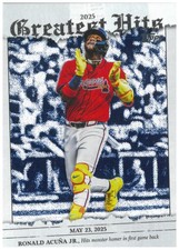 2026 Topps Series 1 Greatest Hits - #GH-19 Ronald Acuna Jr. Braves