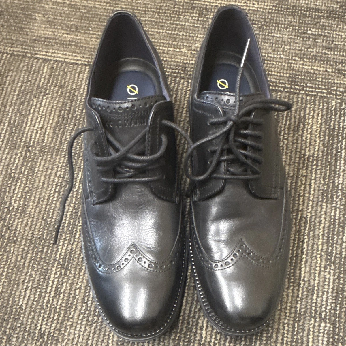 Cole Haan Black Wingtip Dress Shoes for Men for sale | eBay