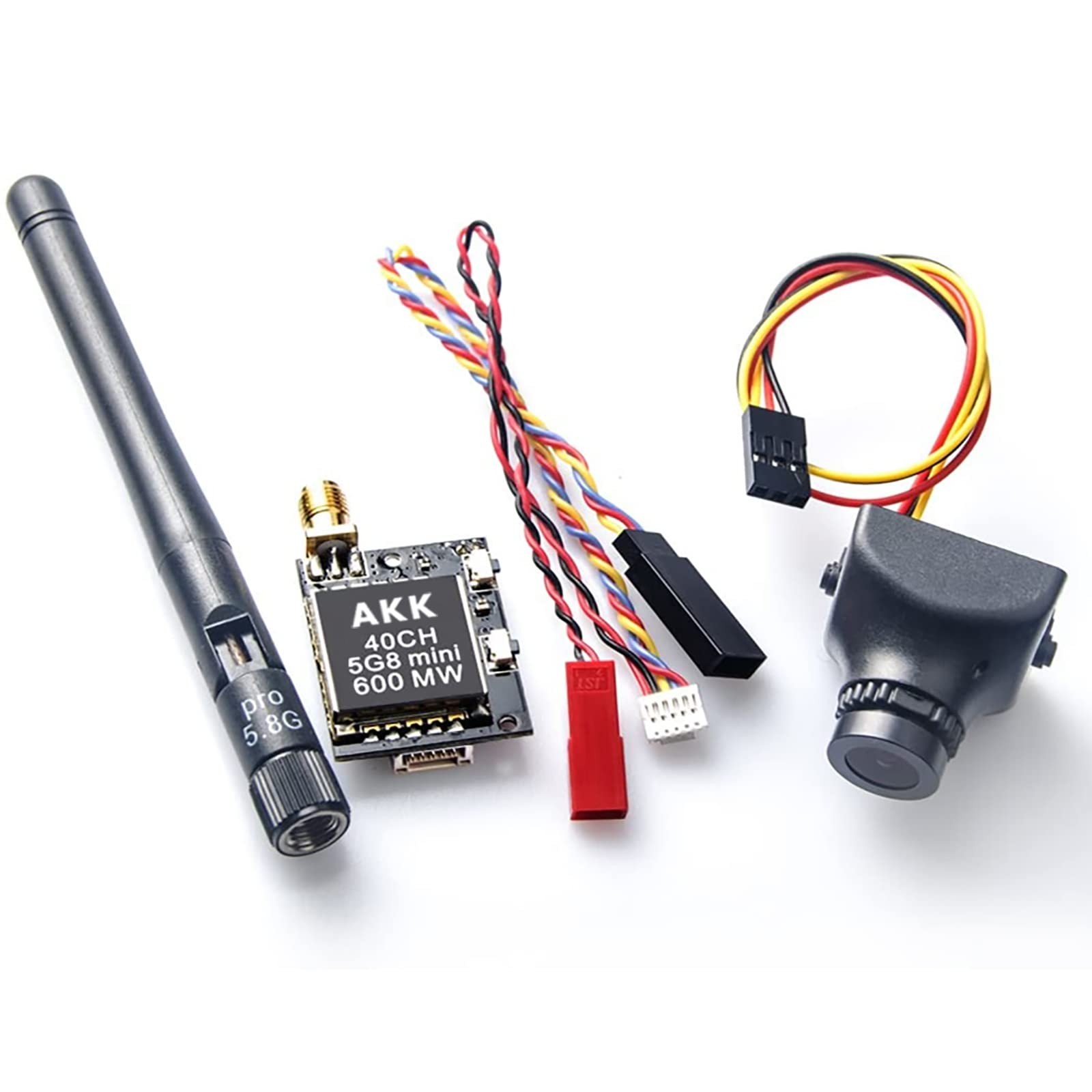 AKK KC04 5.8G 600mW FPV Transmitter 700TVL 2.8mm 120 Degree FPV Camera for Ra...