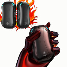 2 Pack 6000mAh Rechargeable Hand Warmers,Quick Heating Pocket Heater Hand Warmer