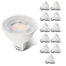 12-Pack MR16 LED Bulb 5000K Daylight White GU5.3 12V 50W Halogen Equivalent 5W N