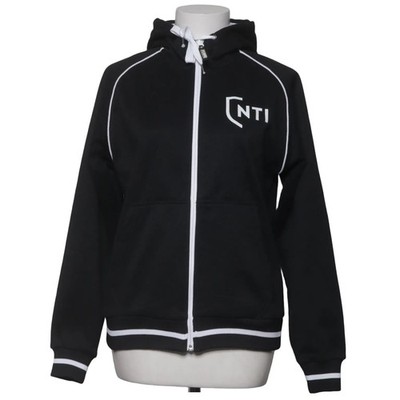Clique, Kapuzenpullover, Größe: 36, Schwarz/Weiß, Baumwolle/Polyester #o7J